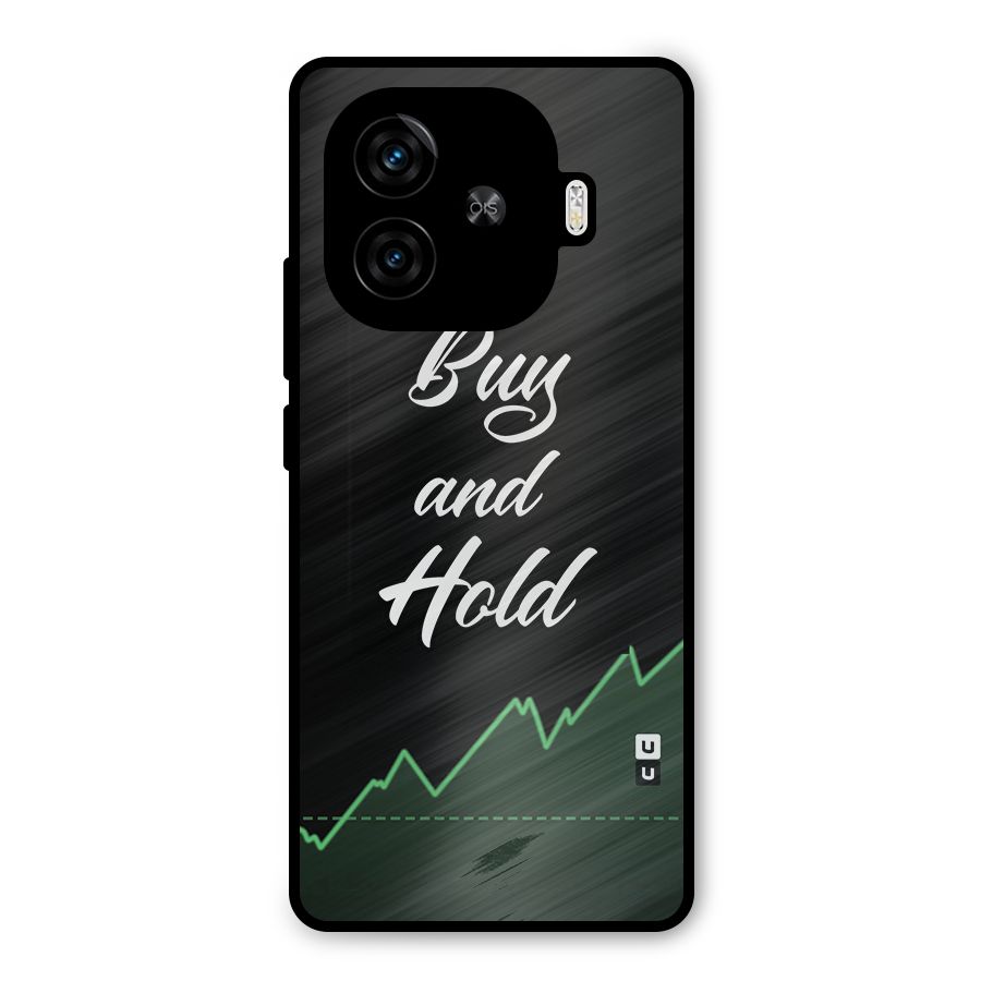 Investors Quote Buy and Hold Metal Back Case for iQOO Z9 Turbo