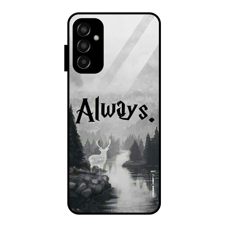 Invisible Deer Glass Back Case for Galaxy F13