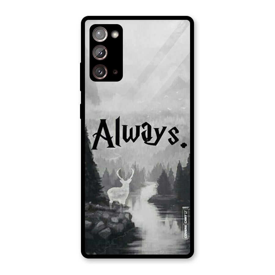 Invisible Deer Glass Back Case for Galaxy Note 20