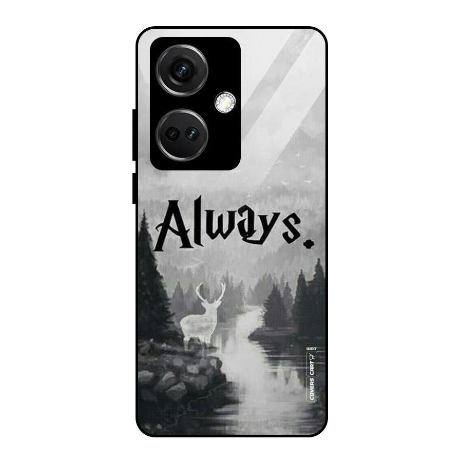 Invisible Deer Glass Back Case for OnePlus Nord CE 3 5G