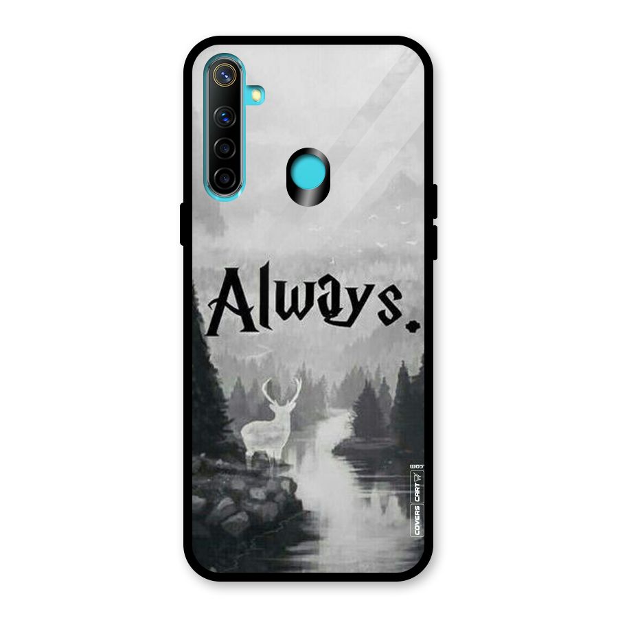 Invisible Deer Glass Back Case for Realme Narzo 10