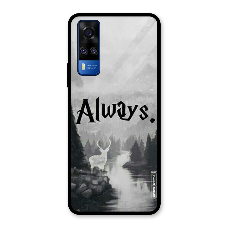 Invisible Deer Glass Back Case for Vivo Y31