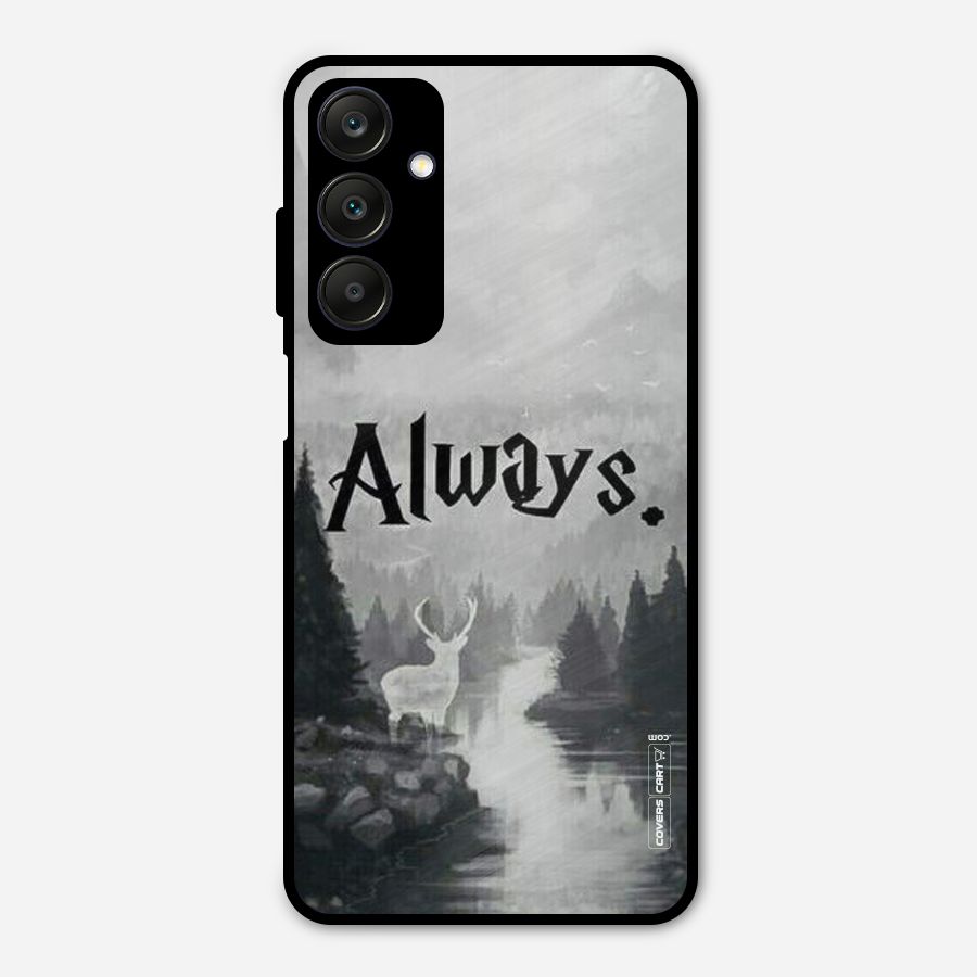 Invisible Deer Metal Back Case for Galaxy A25 5G
