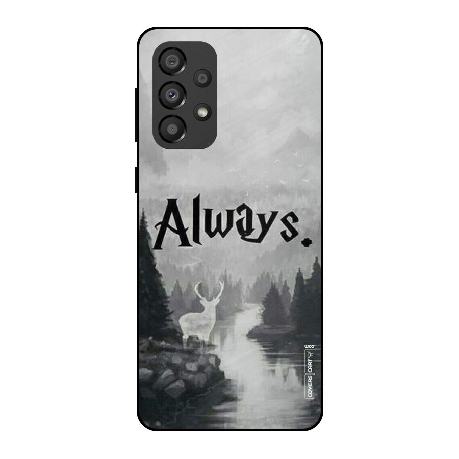 Invisible Deer Metal Back Case for Galaxy A33 5G