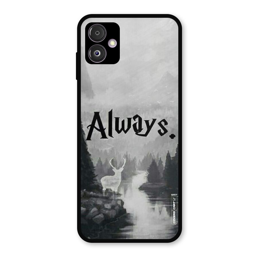 Invisible Deer Metal Back Case for Galaxy F14