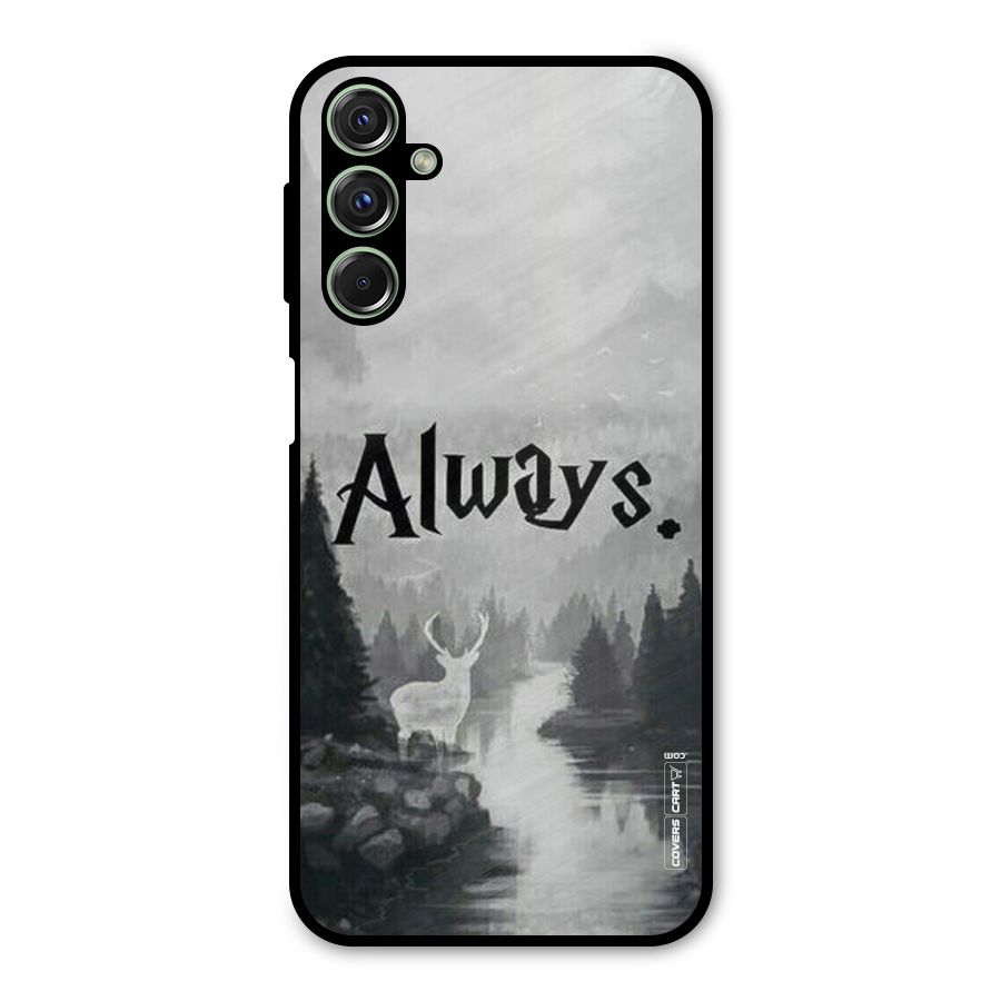 Invisible Deer Metal Back Case for Galaxy F34