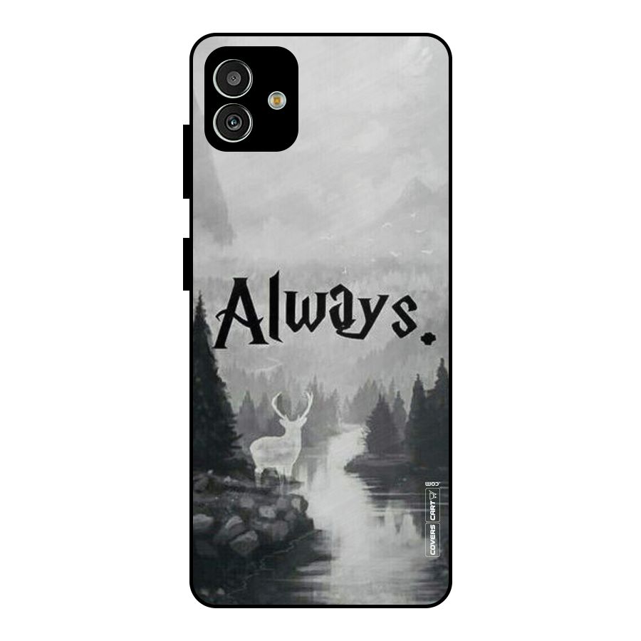 Invisible Deer Metal Back Case for Galaxy M13 5G