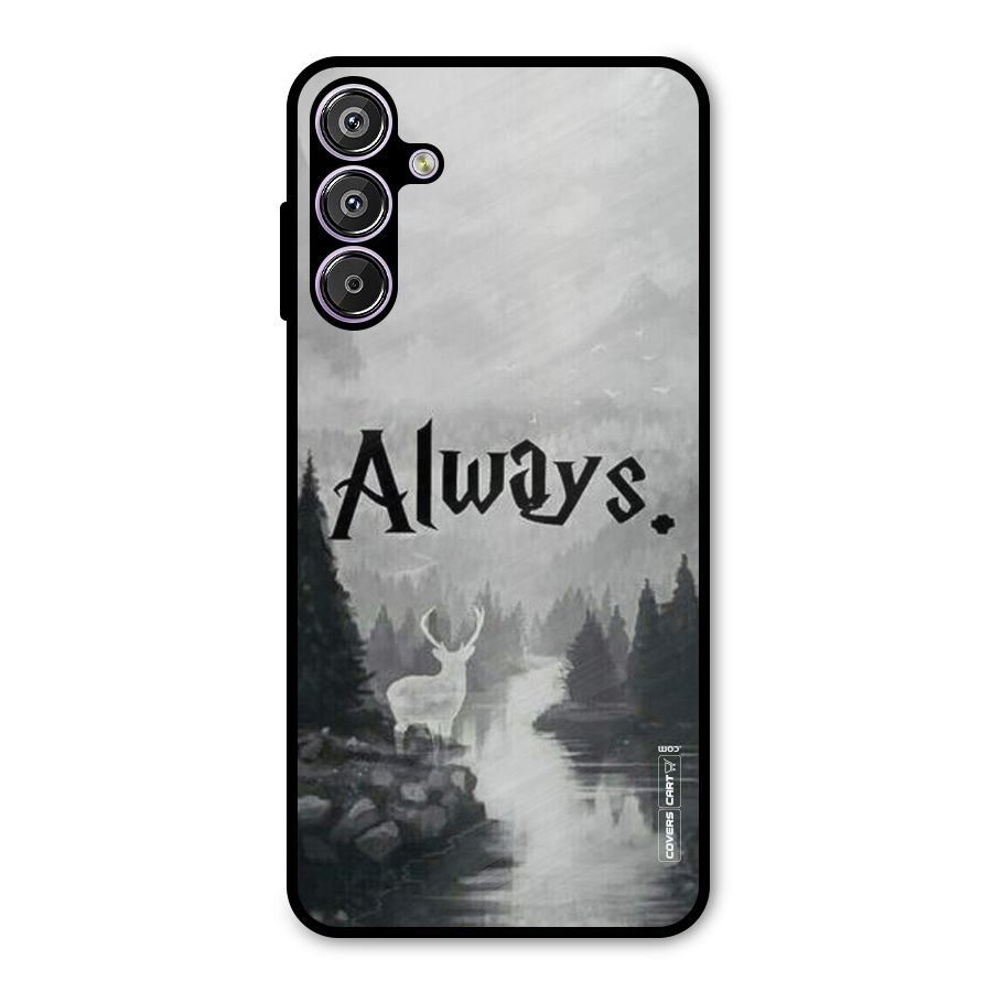 Invisible Deer Metal Back Case for Galaxy M15