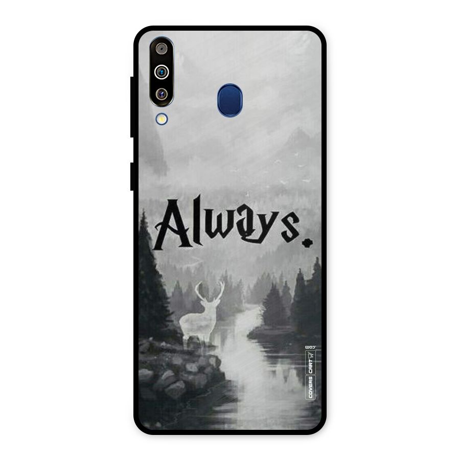 Invisible Deer Metal Back Case for Galaxy M30