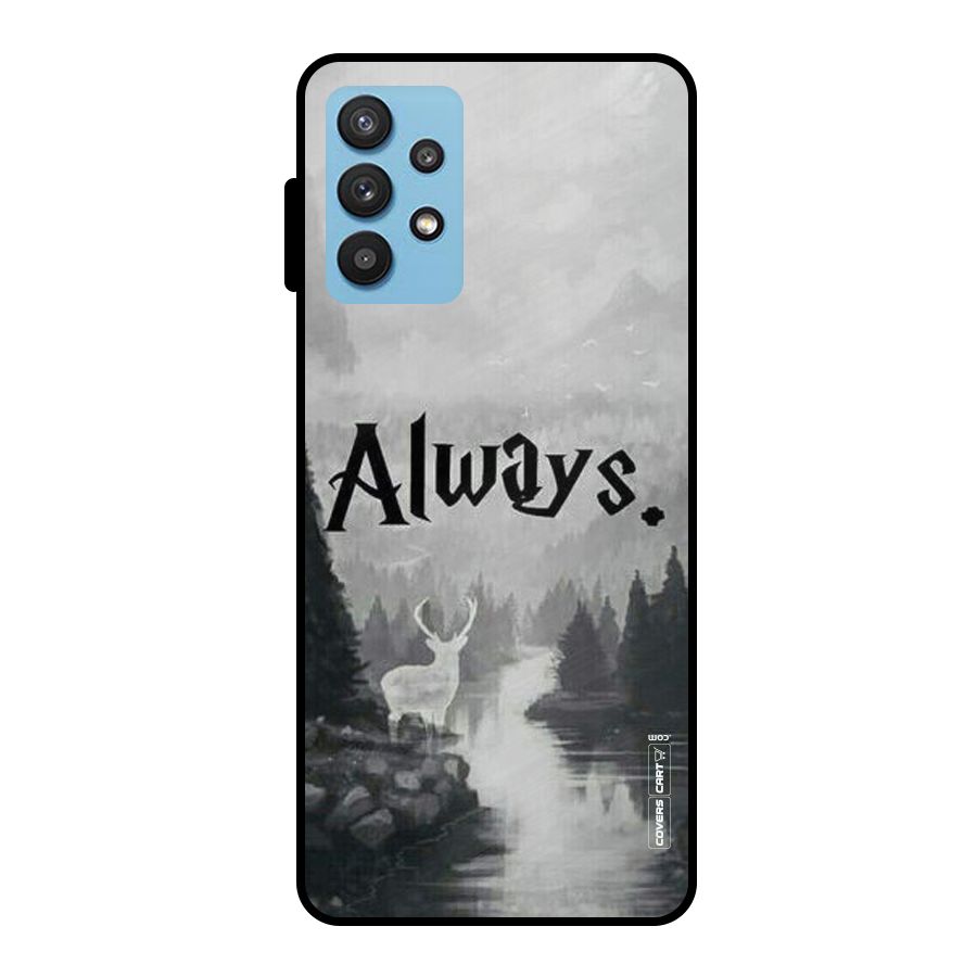 Invisible Deer Metal Back Case for Galaxy M32 5G