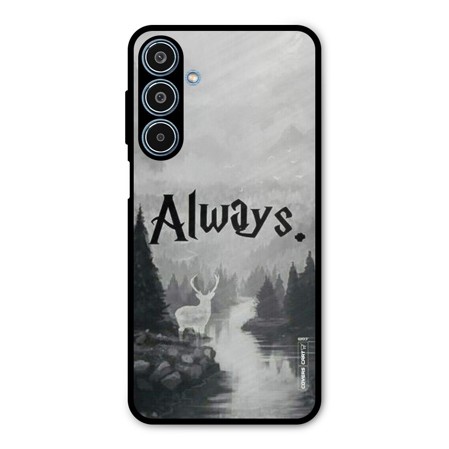 Invisible Deer Metal Back Case for Galaxy M35