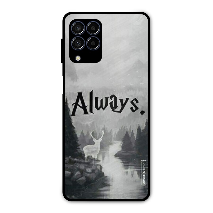 Invisible Deer Metal Back Case for Galaxy M53 5G