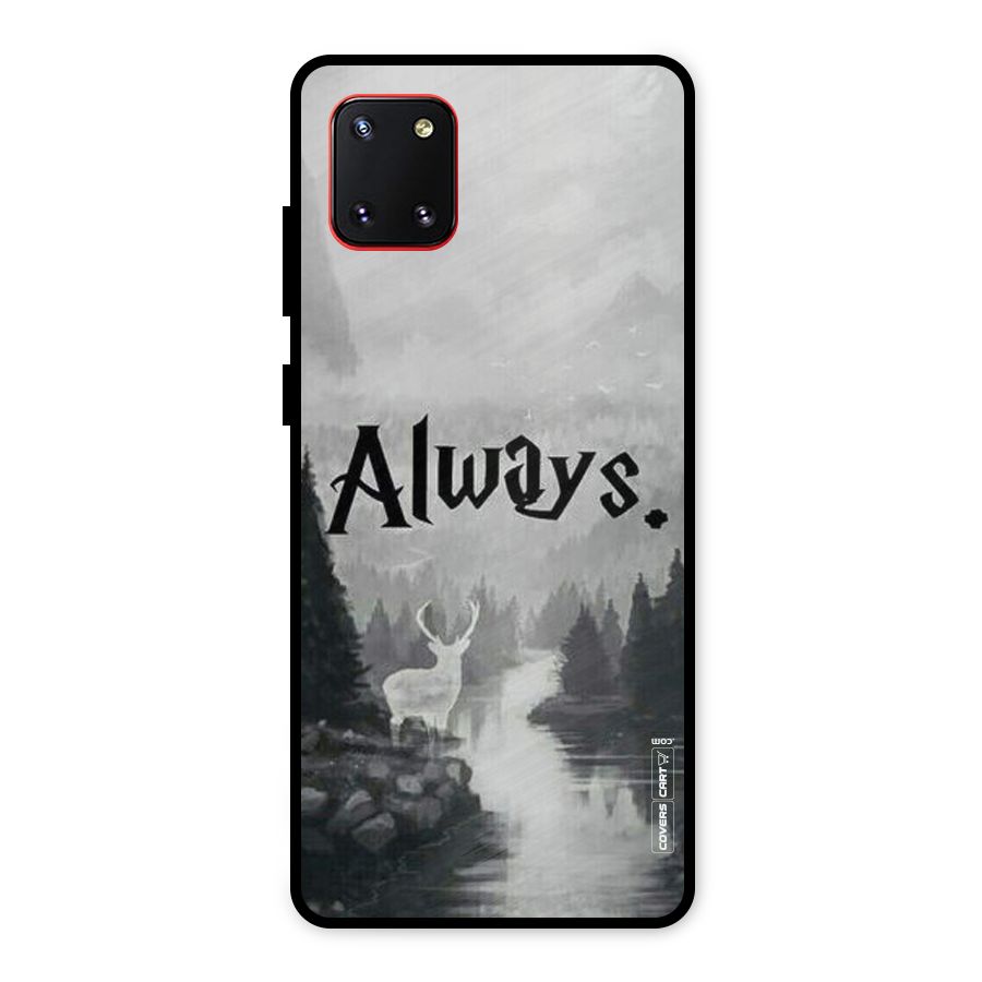 Invisible Deer Metal Back Case for Galaxy Note 10 Lite