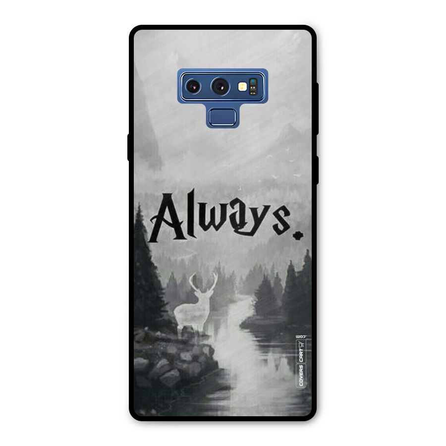 Invisible Deer Metal Back Case for Galaxy Note 9