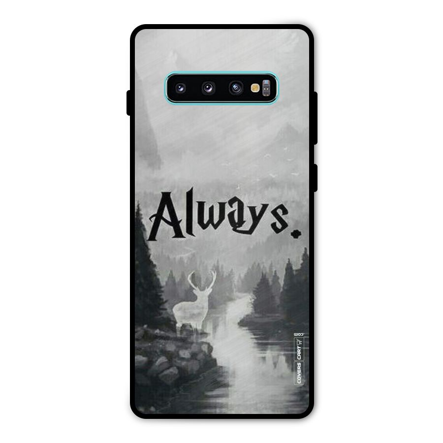 Invisible Deer Metal Back Case for Galaxy S10 Plus