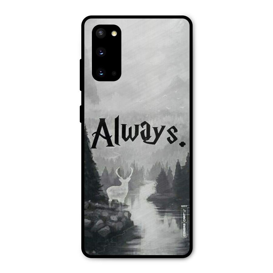 Invisible Deer Metal Back Case for Galaxy S20