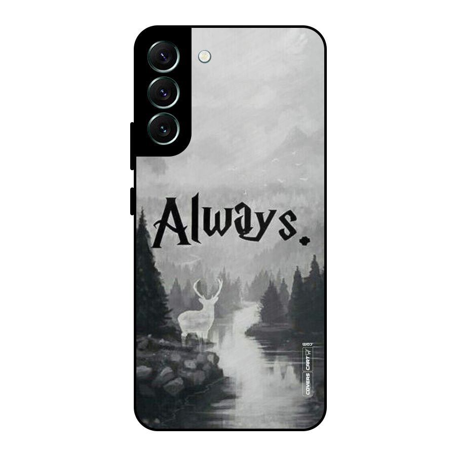 Invisible Deer Metal Back Case for Galaxy S22 Plus 5G