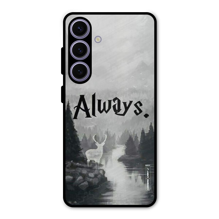 Invisible Deer Metal Back Case for Galaxy S24