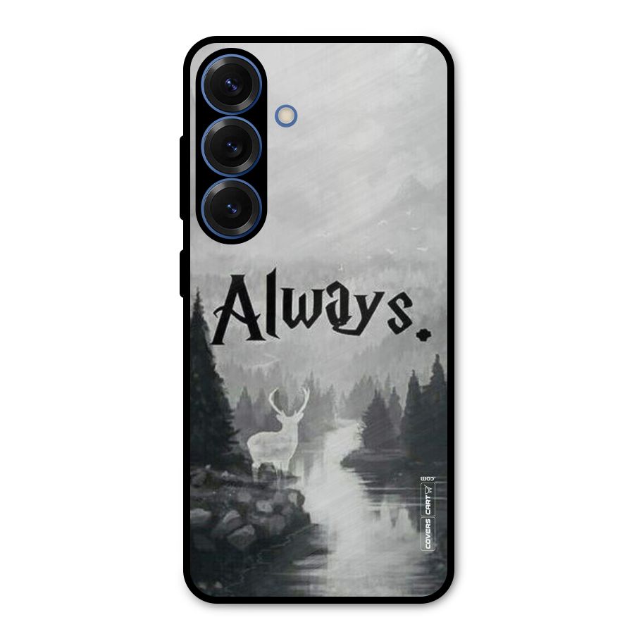 Invisible Deer Metal Back Case for Galaxy S25