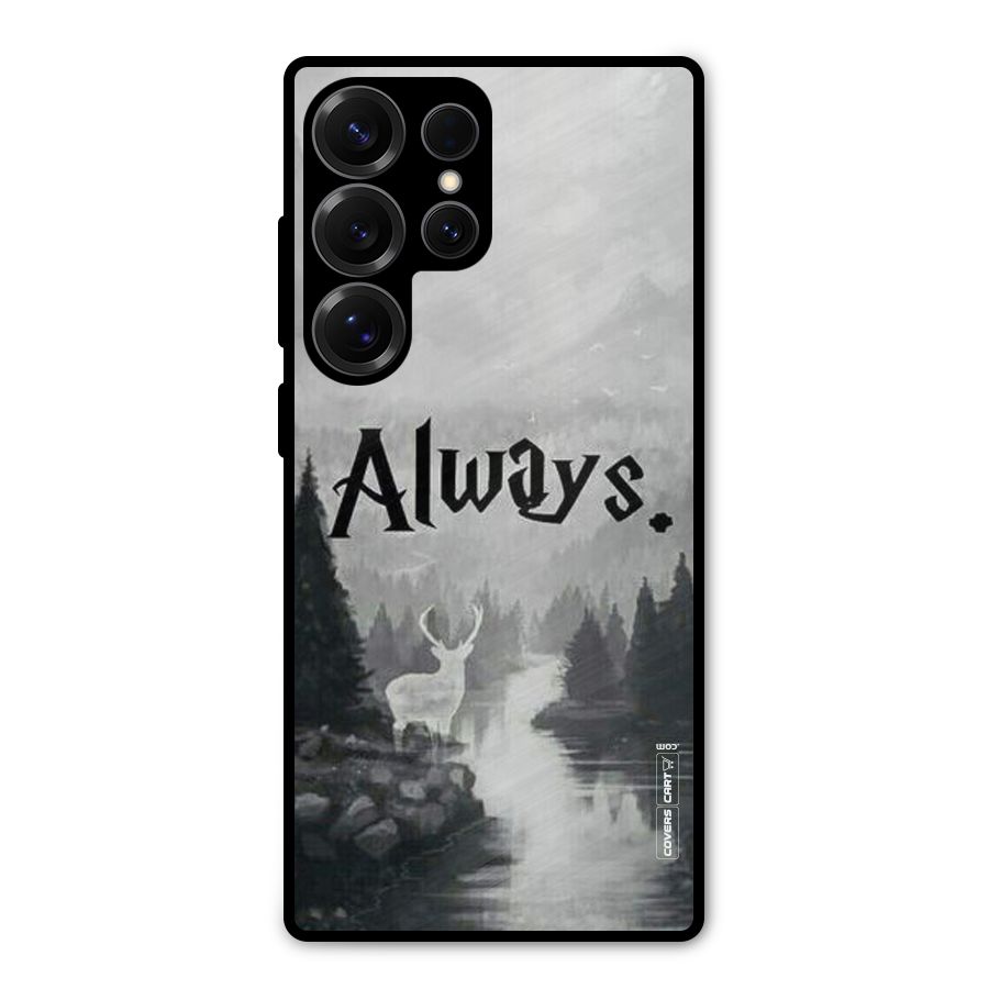 Invisible Deer Metal Back Case for Galaxy S25 Ultra