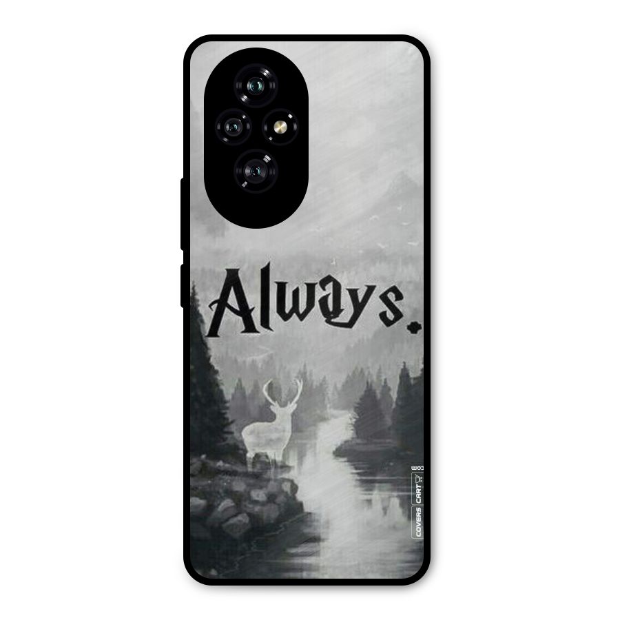Invisible Deer Metal Back Case for Honor 200