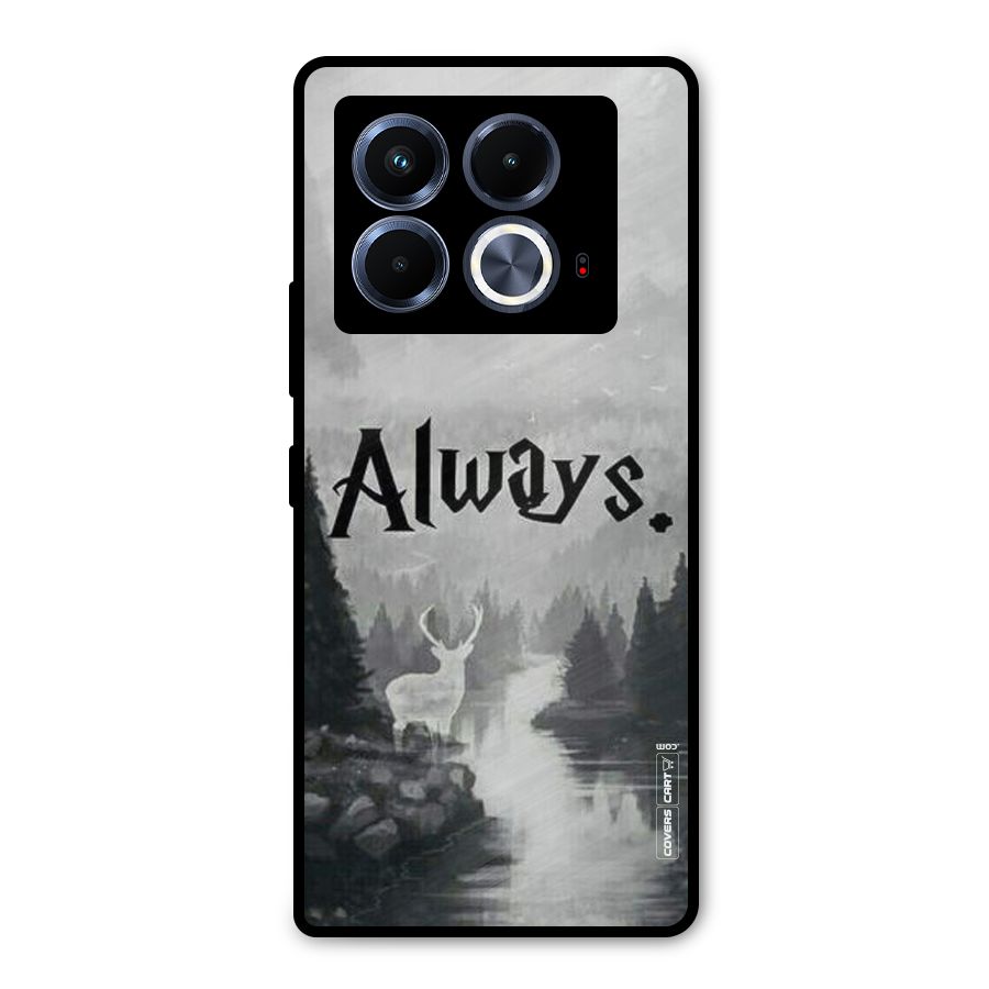 Invisible Deer Metal Back Case for Infinix Note 40 5G