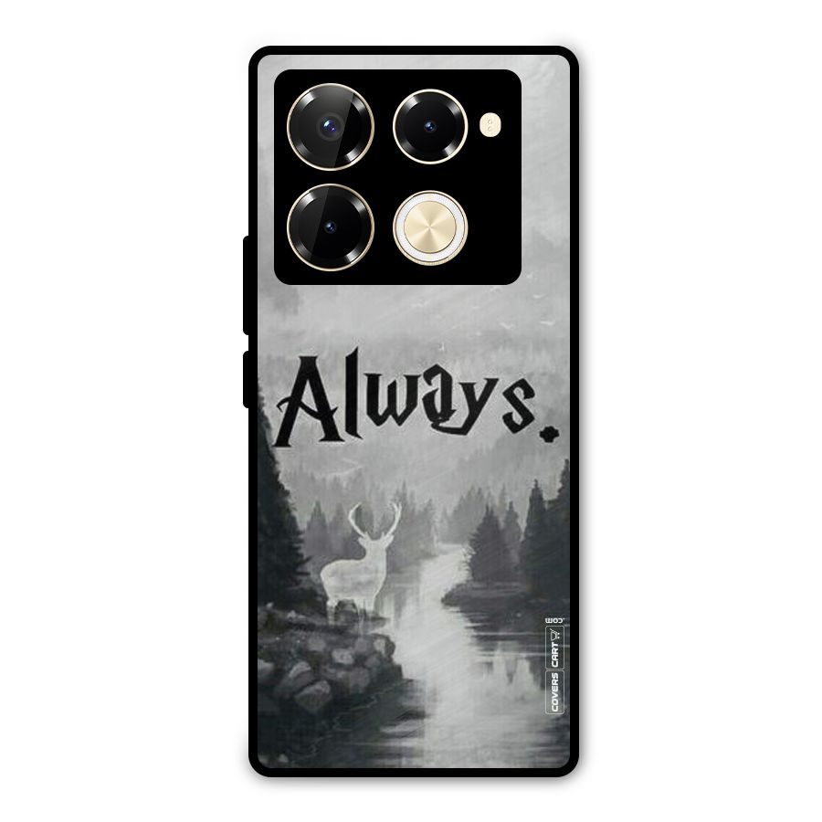 Invisible Deer Metal Back Case for Infinix Note 40 Pro Plus