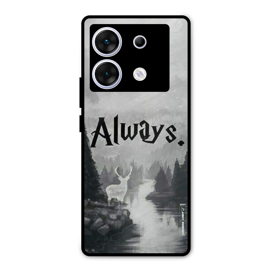 Invisible Deer Metal Back Case for Infinix Zero 30 5G