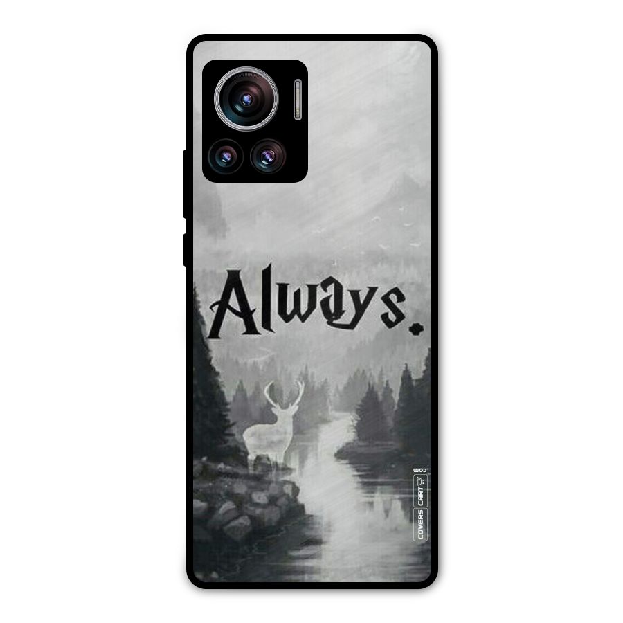 Invisible Deer Metal Back Case for Motorola Edge 30 Ultra