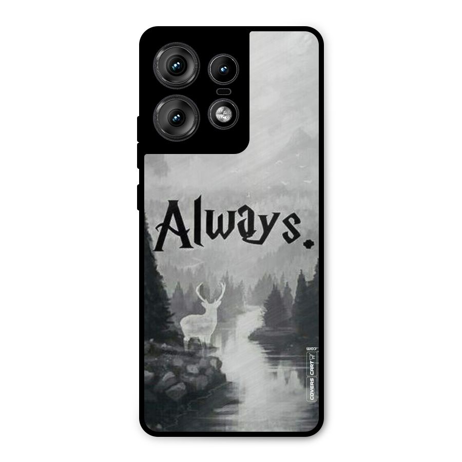 Invisible Deer Metal Back Case for Motorola Edge 50 Pro