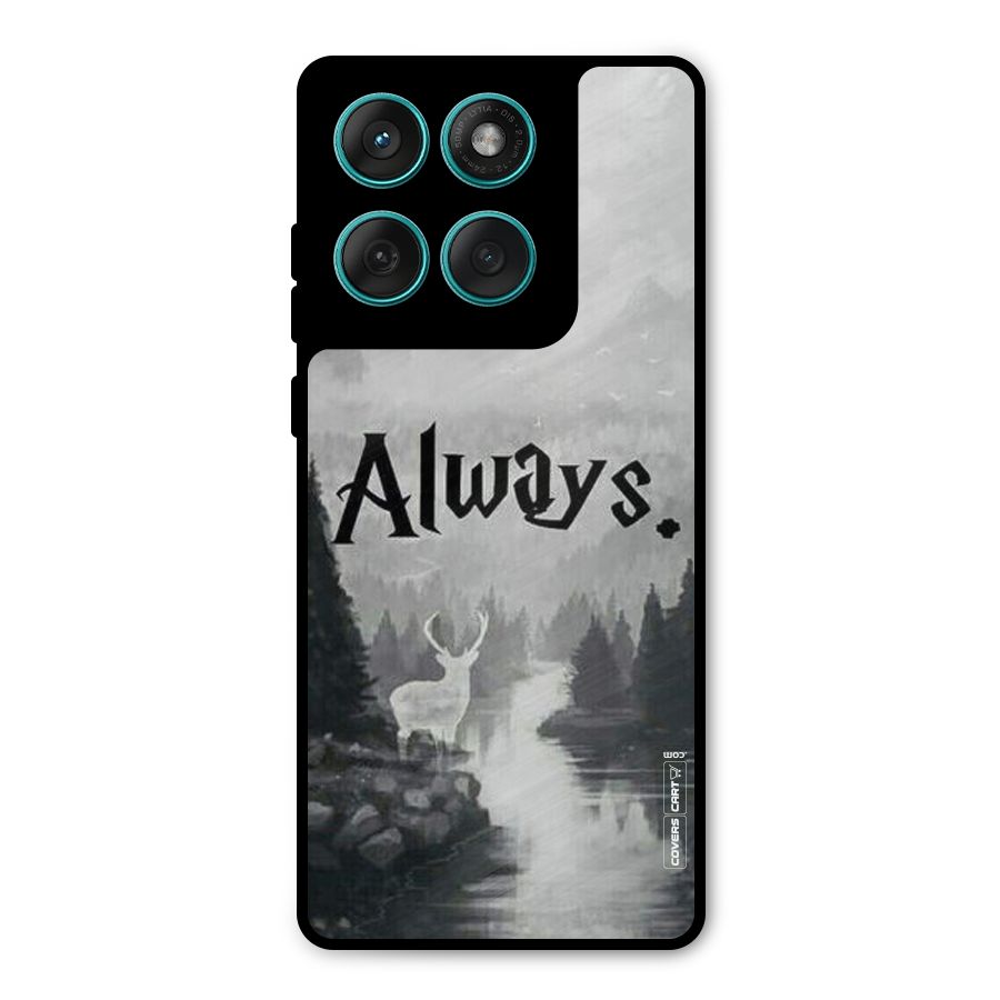Invisible Deer Metal Back Case for Motorola Edge 60 Fusion