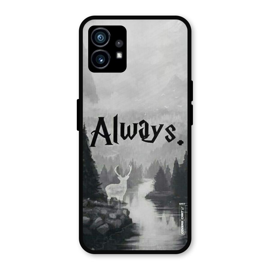 Invisible Deer Metal Back Case for Nothing Phone 1