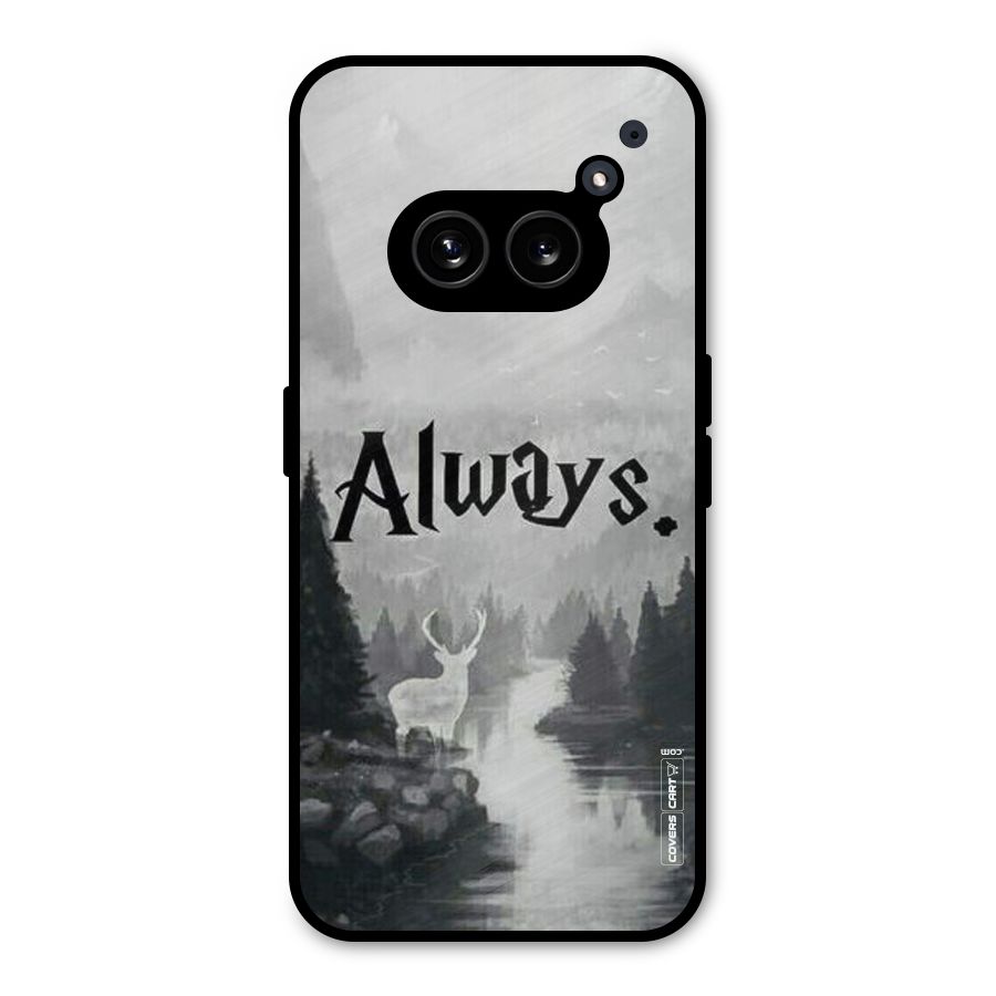 Invisible Deer Metal Back Case for Nothing Phone 2a Plus