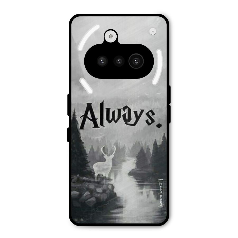 Invisible Deer Metal Back Case for Nothing Phone 3a