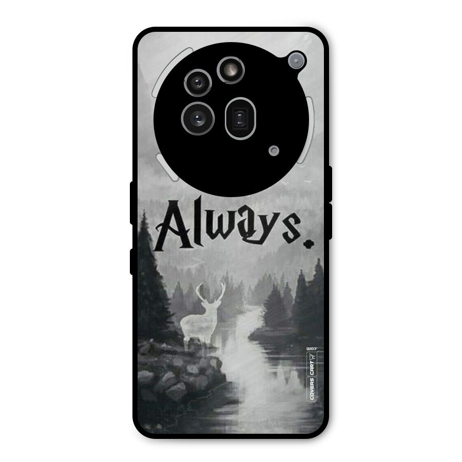 Invisible Deer Metal Back Case for Nothing Phone 3a Pro