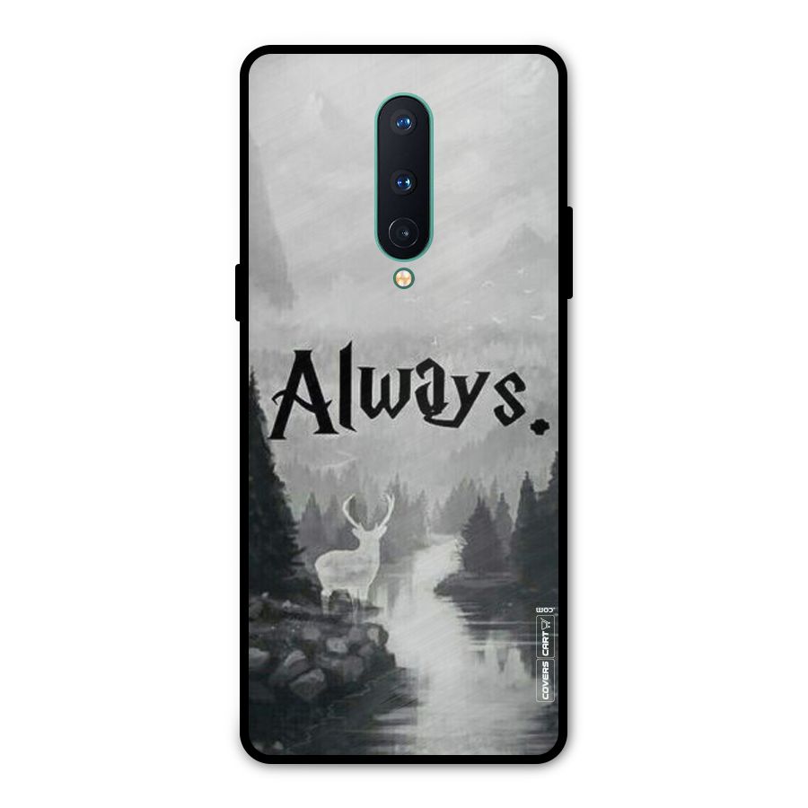 Invisible Deer Metal Back Case for OnePlus 8