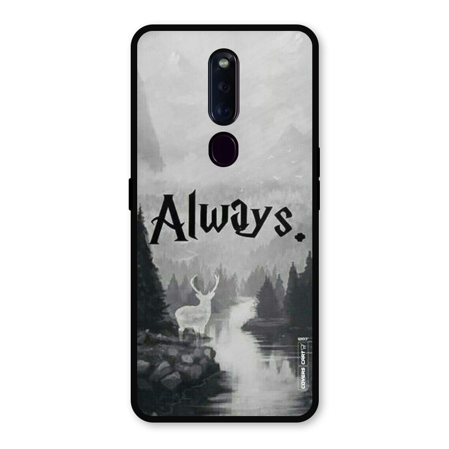 Invisible Deer Metal Back Case for Oppo F11 Pro
