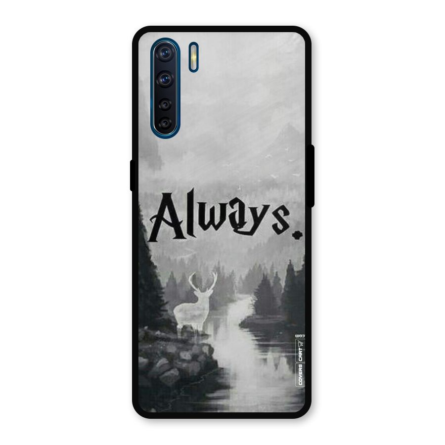 Invisible Deer Metal Back Case for Oppo F15