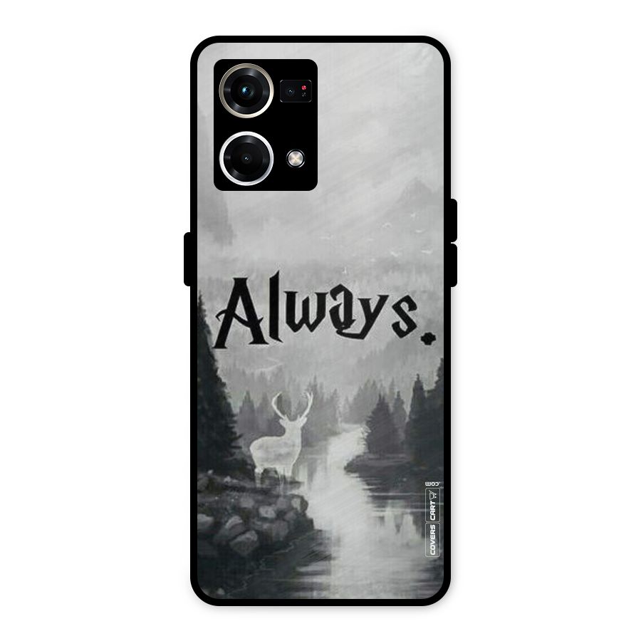 Invisible Deer Metal Back Case for Oppo F21s Pro 4G