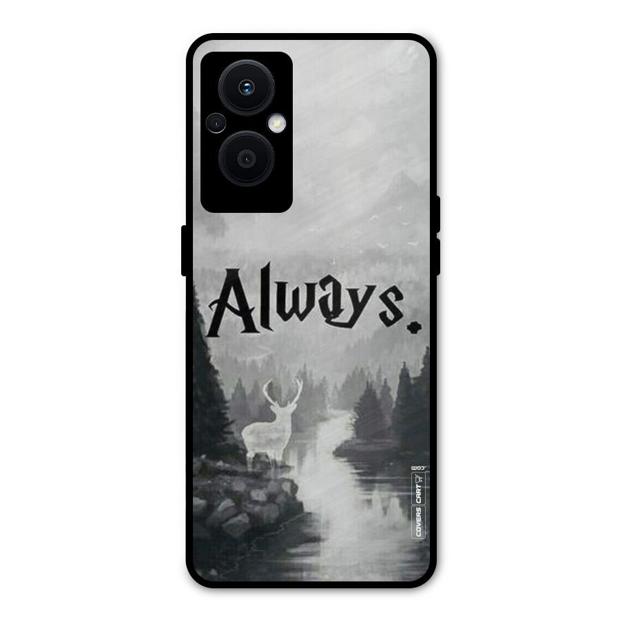 Invisible Deer Metal Back Case for Oppo F21s Pro 5G