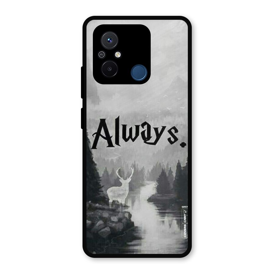 Invisible Deer Metal Back Case for Poco C55