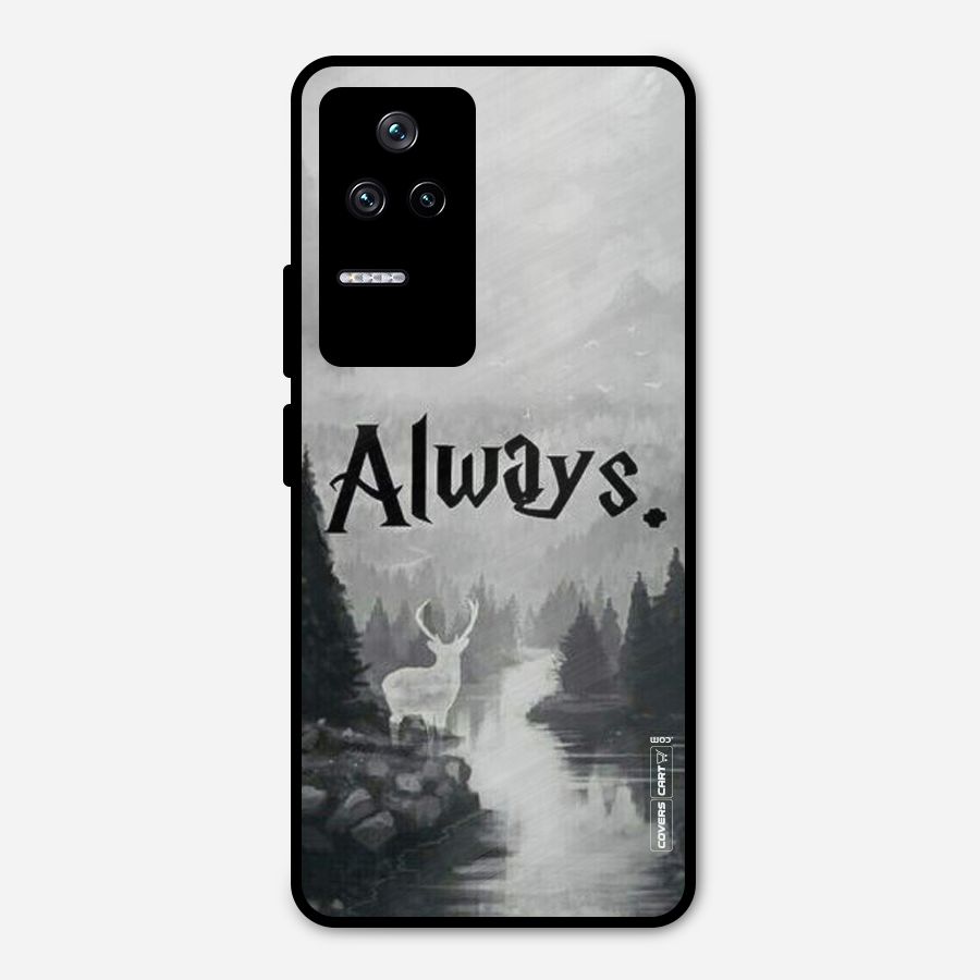 Invisible Deer Metal Back Case for Poco F4 5G