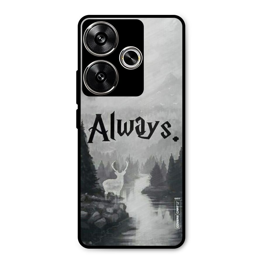 Invisible Deer Metal Back Case for Poco F6