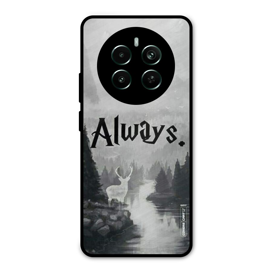 Invisible Deer Metal Back Case for Realme 12 Pro Plus