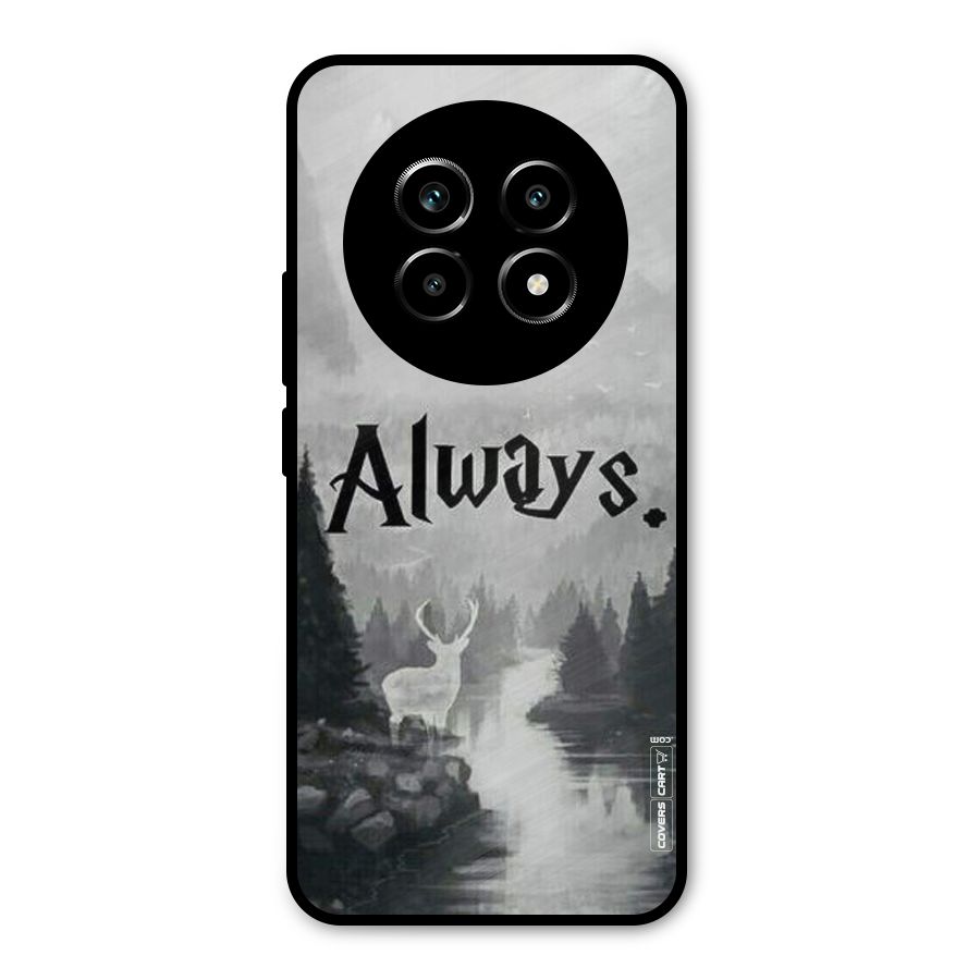 Invisible Deer Metal Back Case for Realme 14 Pro Lite