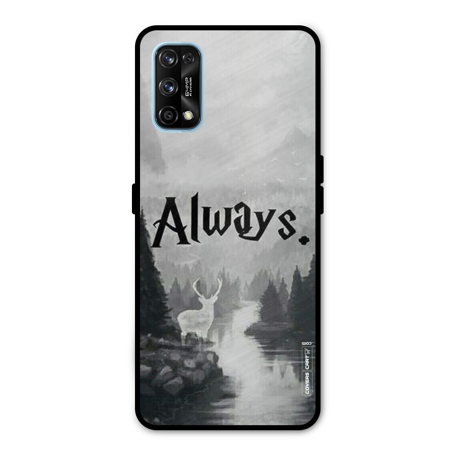 Invisible Deer Metal Back Case for Realme 7 Pro