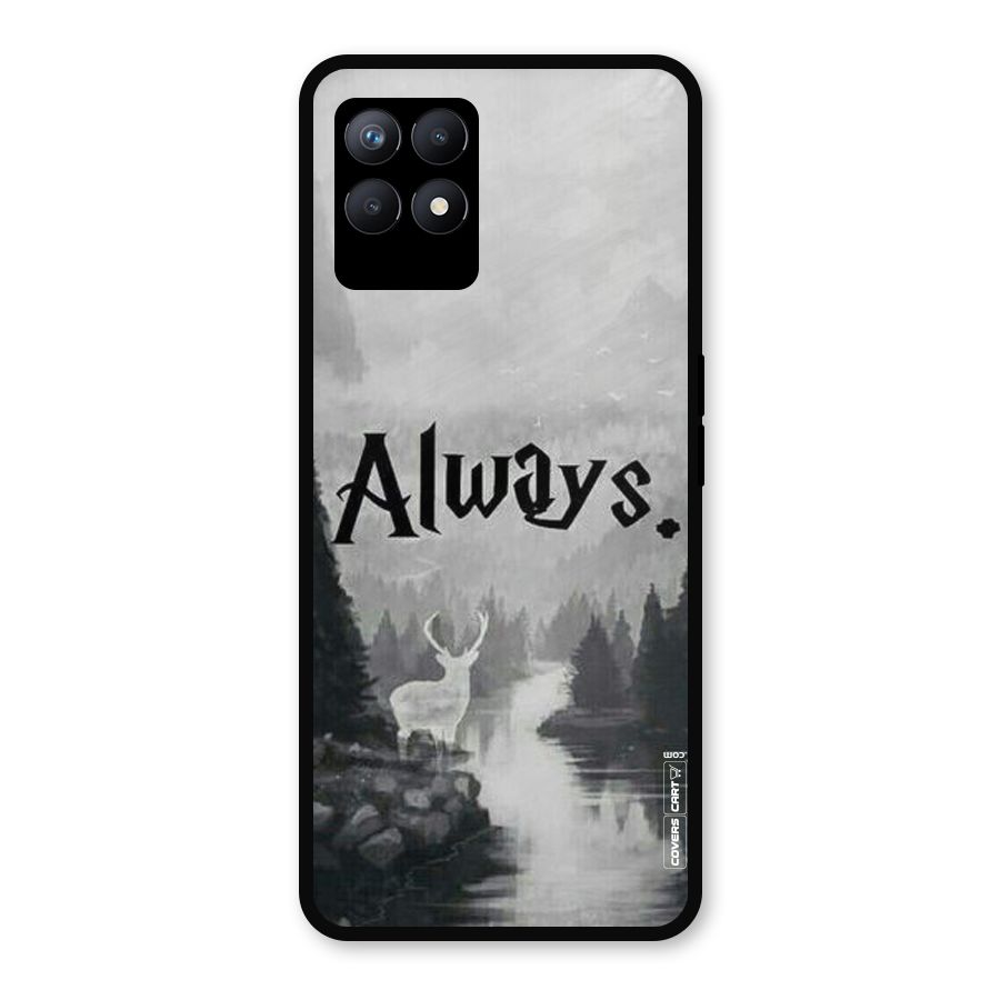 Invisible Deer Metal Back Case for Realme 8i