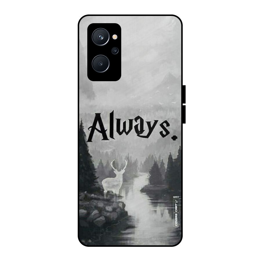Invisible Deer Metal Back Case for Realme 9i 5G