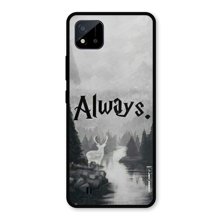 Invisible Deer Metal Back Case for Realme C11 2021
