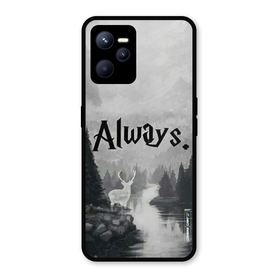 Invisible Deer Metal Back Case for Realme C35